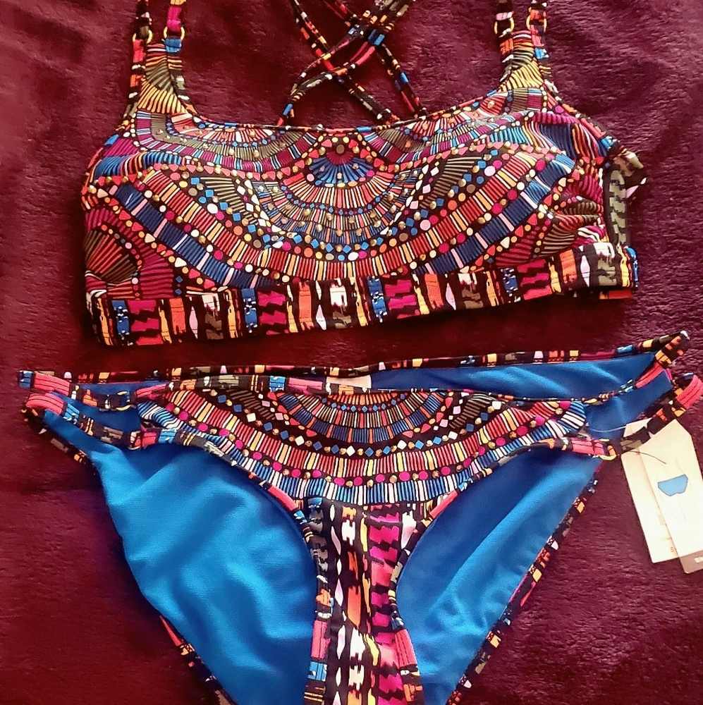Multi Color 2 Piece Bikini